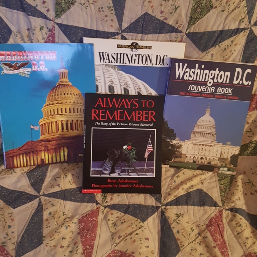 WASHINGTON D. C. 4 PC BOOK SET-MUST SEE!!!